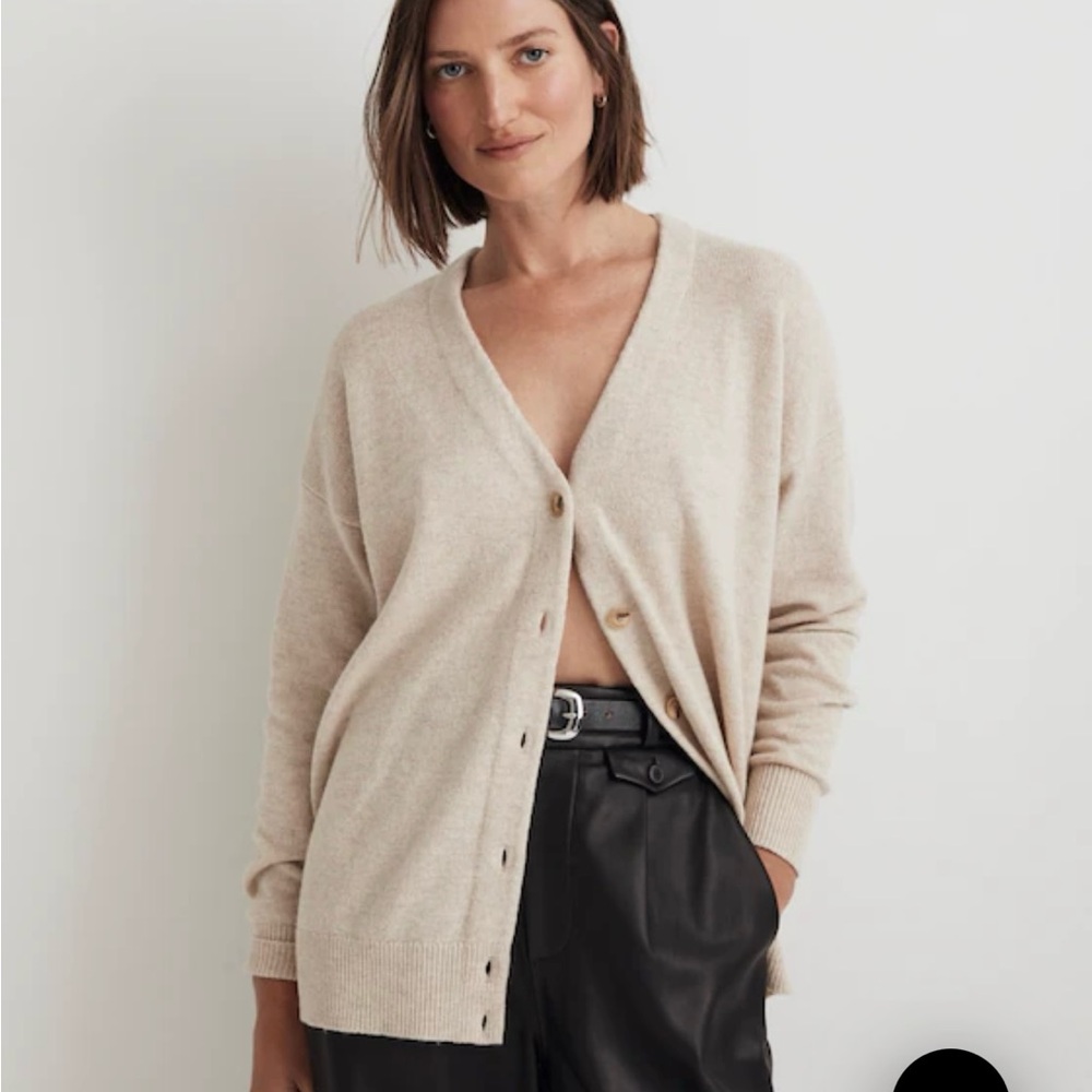 Madewell V Neck Relaxed Cardigan